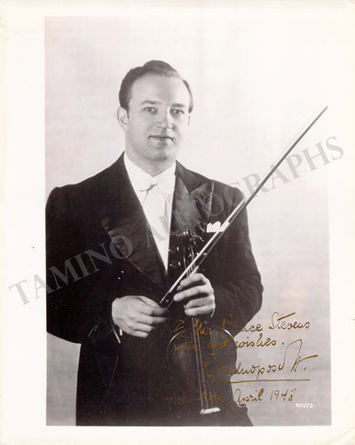 Odnoposoff, Ricardo - Signed Photograph 1948