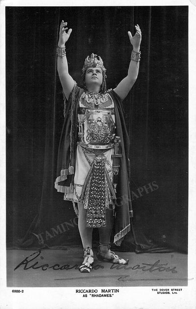 Riccardo, Martin - Signed Photograph in Aida