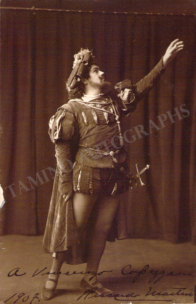 Martin, Riccardo - Signed Photograph 1907