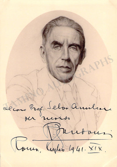 Zandonai, Riccardo - Signed Photograph 1941