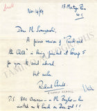 Arnell, Richard - Autograph Note Signed 1959
