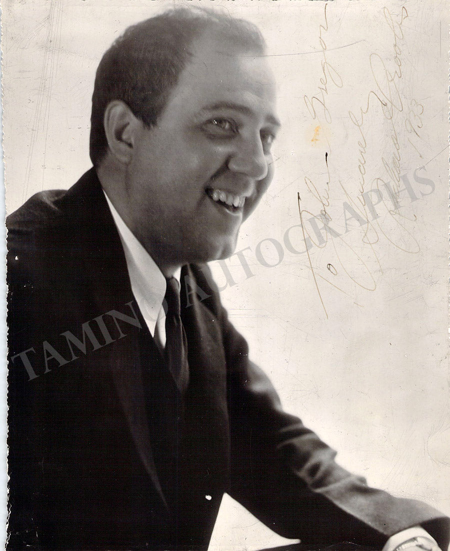 Richard Rooks CROOKS, Richard (Various Autographs)