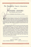 Crooks, Richard - Signed Program New York