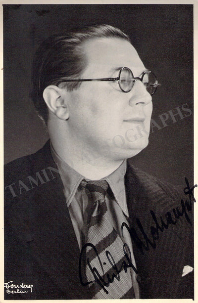Mohaupt, Richard - Signed Photograph