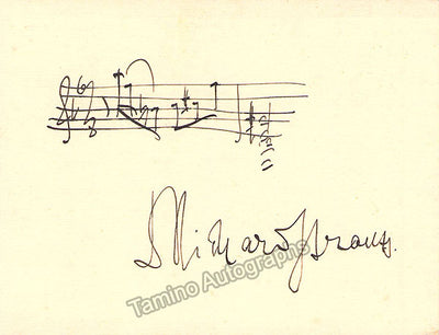 Strauss, Richard - Autograph Manuscripts (Various Options)