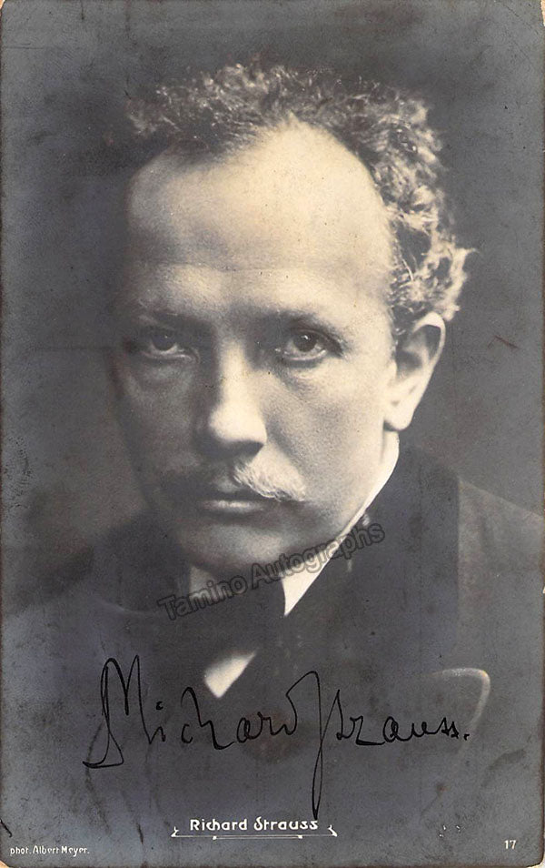 Strauss, Richard - Signed Photograph