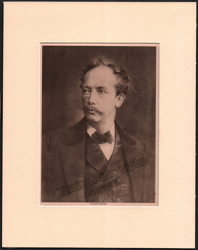 Strauss, Richard - Unsigned Photograph