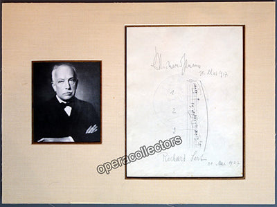 Signed Album Page (1927) & Photo