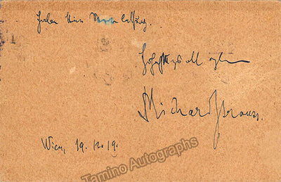 Signed Postcard (1919)