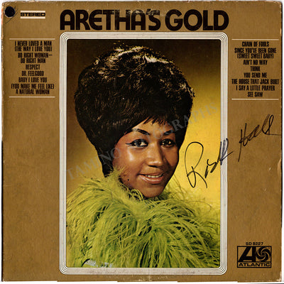 Hall, Rick - Signed LP Sleeve "Aretha's Gold"