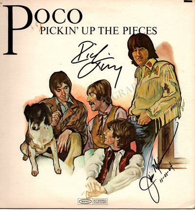 Furay, Rick - Messina, Jim - Signed Double LP Sleeve "Poco Pickin' Up the Pieces"