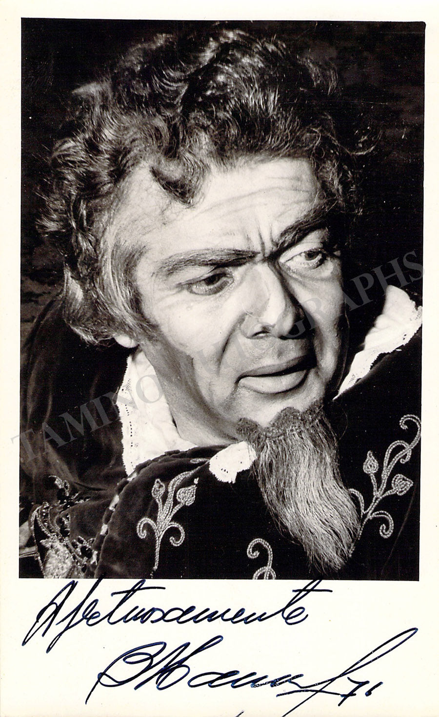 Bruno Tomaselli Autograph Set x 5 Photographs Tamino