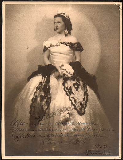 Gigli, Rina - Signed Photograph