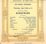 ROH Covent Garden - Set of 4 Program Clips Der Ring des Nibelungen 1910