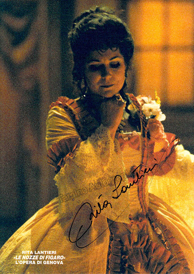 LANTIERI, Rita (Various Autographs)
