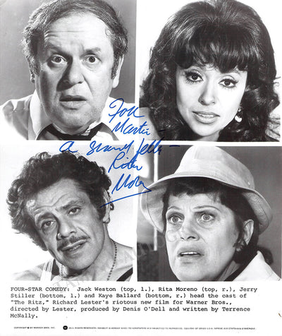 Moreno, Rita - Signed Photograph in "The Ritz"