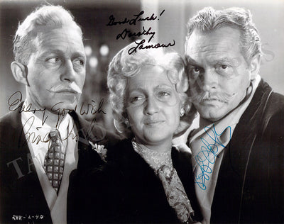 Lamour, Dorothy - Hope, Bob - Crosby, Bing - Signed Photograph in "Road to"