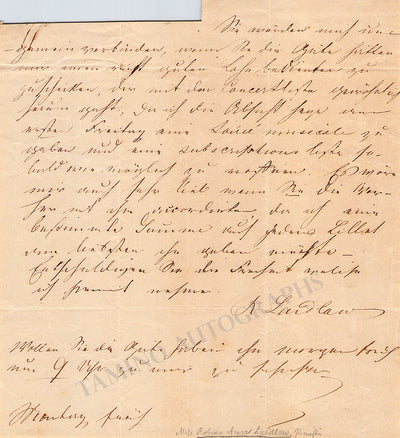 Laidlaw, Anna Robena - Autograph Letter Signed