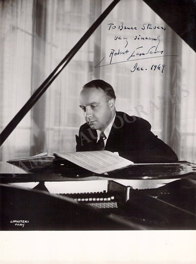 Casadesus, Robert - Signed Photograph 1949