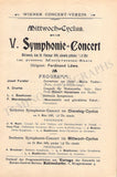 Hausmann, Robert - Concert Program Vienna 1901