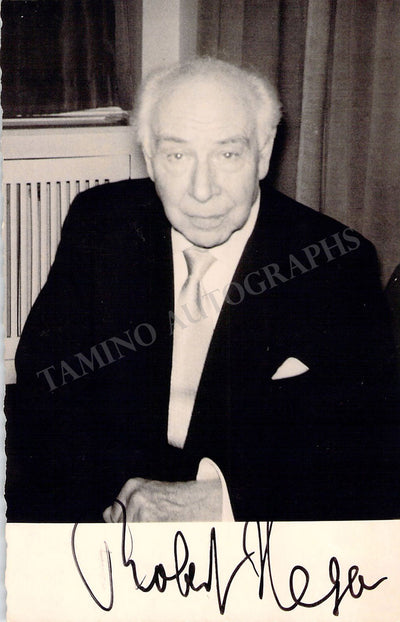 Heger, Robert - Signed Photograph