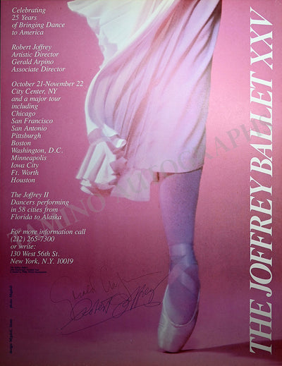 Joffrey, Robert - Arpino, Geral - Signed Poster