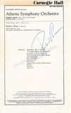 Conductors Signed Program Pages – Set of 42