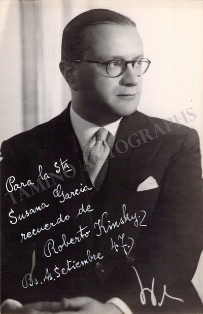 Kinsky, Roberto - Signed Photograph 1947