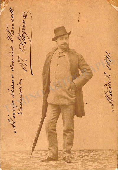 Stagno, Roberto - Signed Cabinet Photo 1891