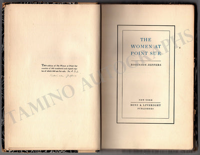 Jefferson, Robinson - Signed Book "The Women at Point Sur"