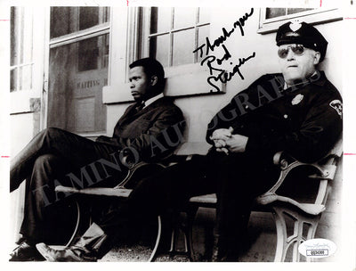Steiger, Rod - Signed Photograph in "In the Heat of the Night"