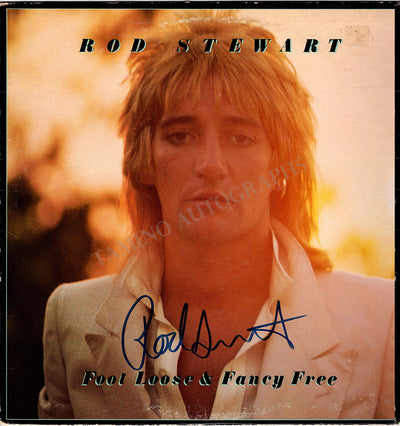 Stewart, Rod - Signed LP Sleeve "Foot Loose & Fancy Free"
