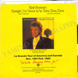 Stewart, Rod - Signed Single Record LP "Tonight I'm Yours"