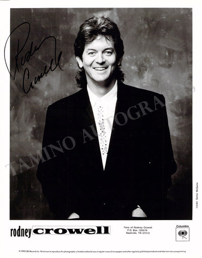 Crowell, Rodney - Signed Photograph