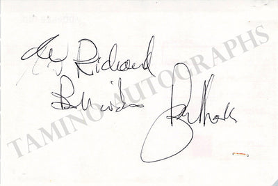 Moore, Roger - Signed Card