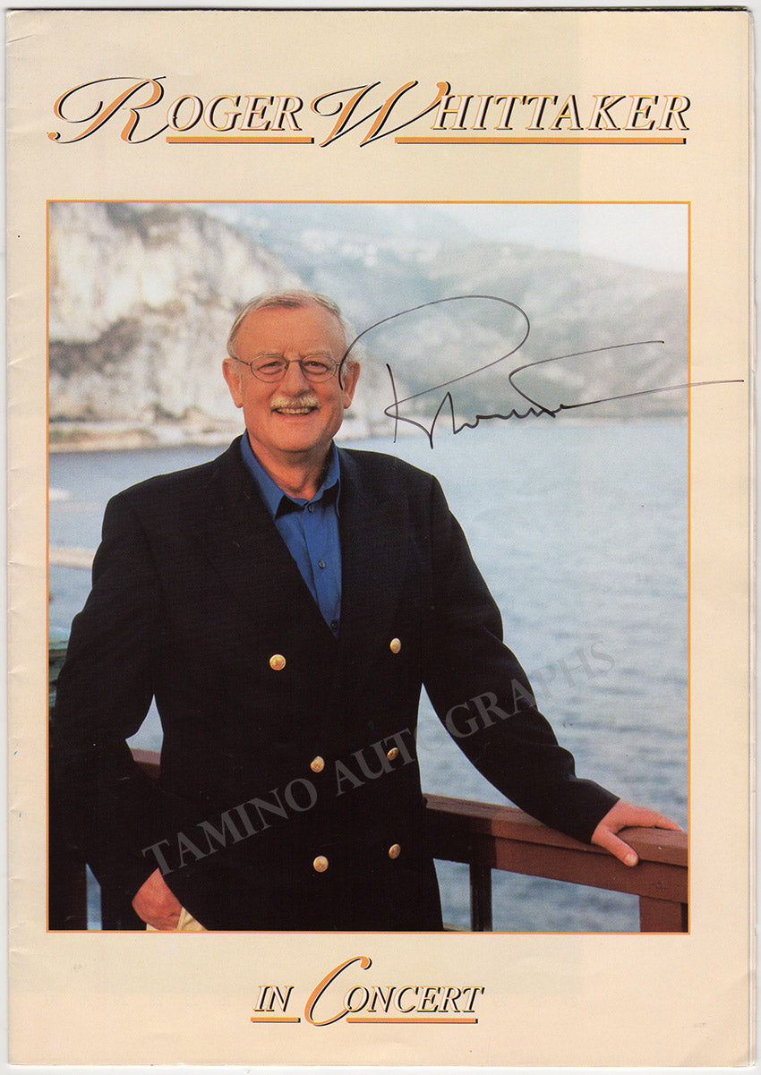 Roger Whittaker Autograph Signed Program – Tamino