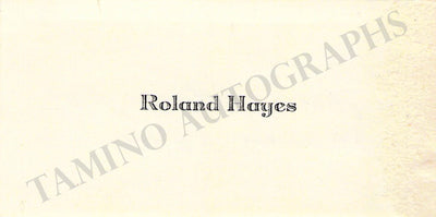 Hayes, Roland (1944)