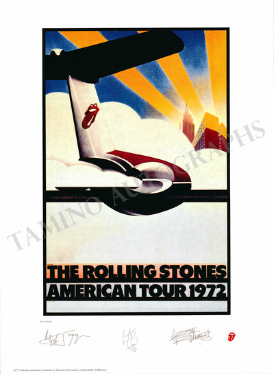 The Rolling Stones - USA 1972 Tour Poster