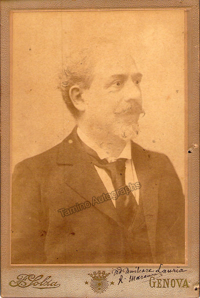 Marenco, Romualdo - Signed Cabinet Photo