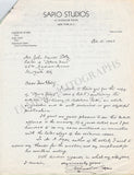 Sapio, Romualdo - Autograph Letter Signed 1943