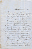 Bonheur, Rosa - Autograph Letter Signed 1856