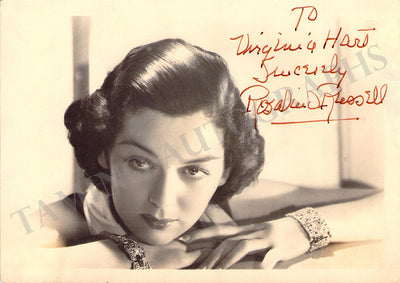Russell, Rosalind - Signed Photograph