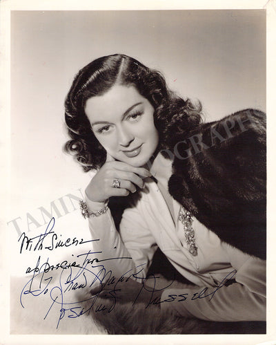 Russell, Rosalind - Signed Photograph
