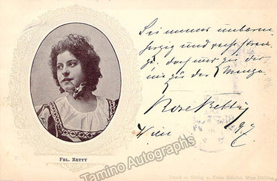 Albach-Retty, Rosa - Signed Photograph 1897