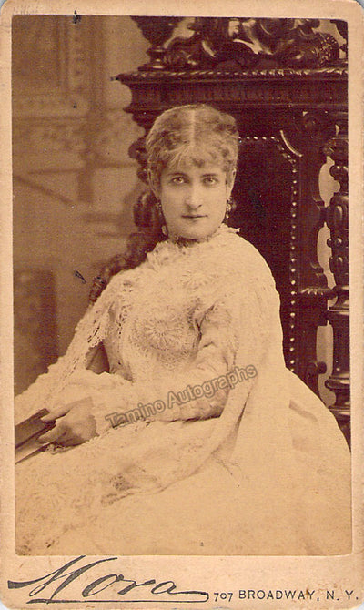 Wood, Rose - Vintage CDV Photograph