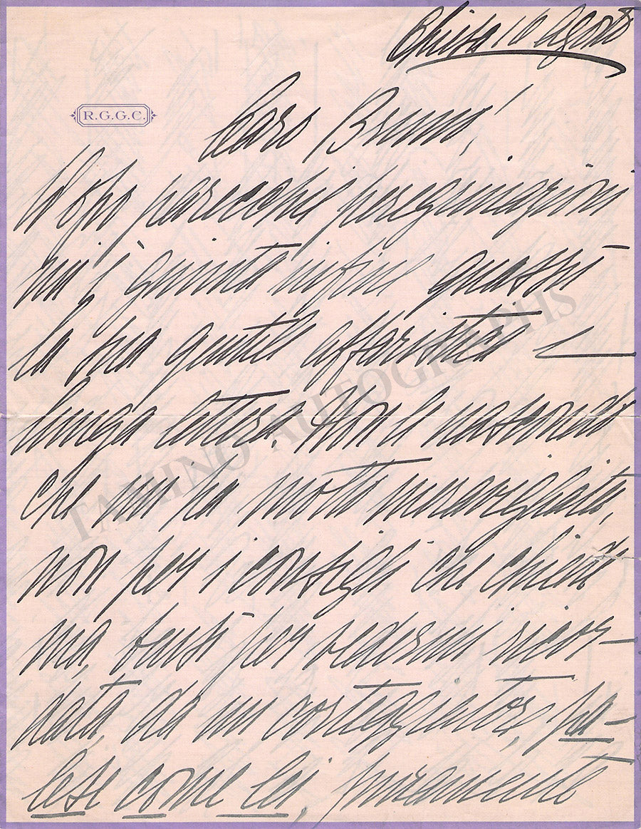 Rosina Storchio Autograph Manuscripts Various Options – Tamino