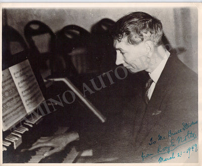 Nolte, Roy E. - Signed Photograph 1949