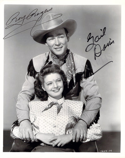 Rogers, Roy - Davis, Gail - Signed Photograph 1948