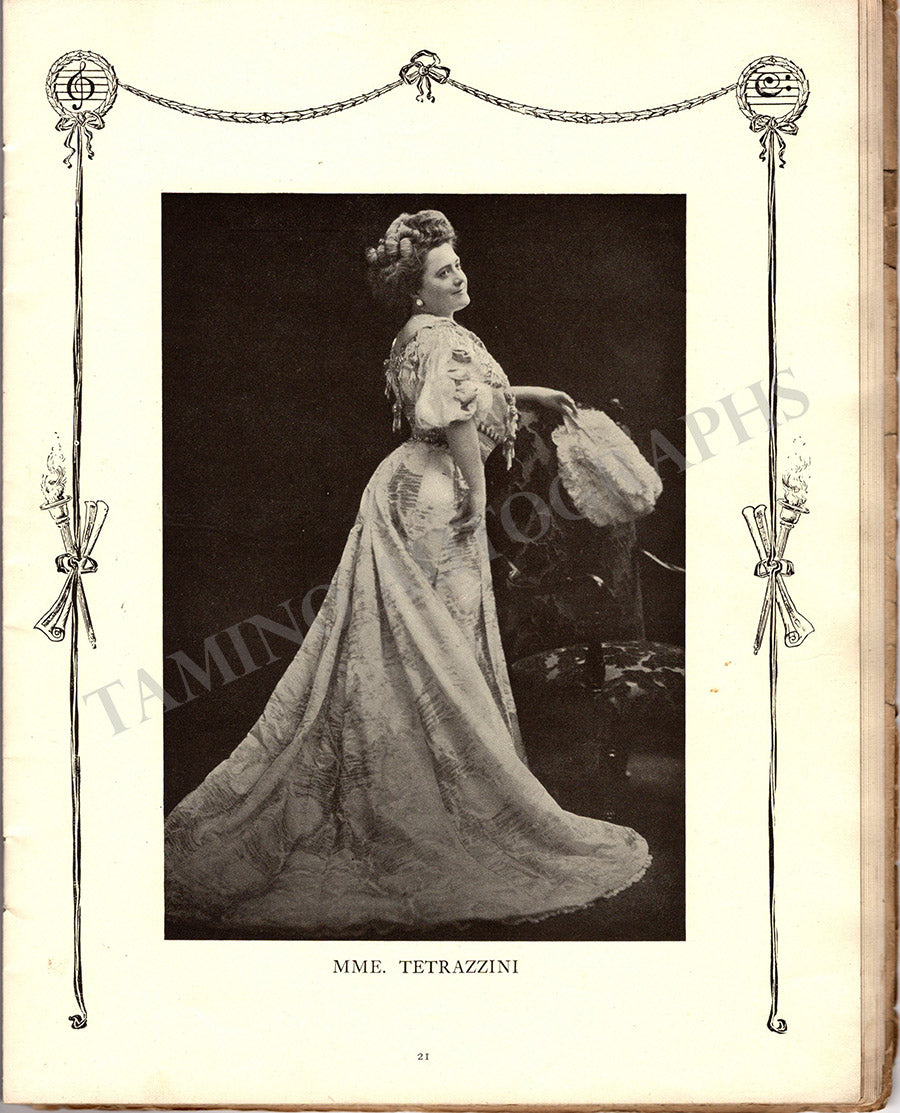 Royal Opera House Covent Garden Season Program 1908 – Tamino