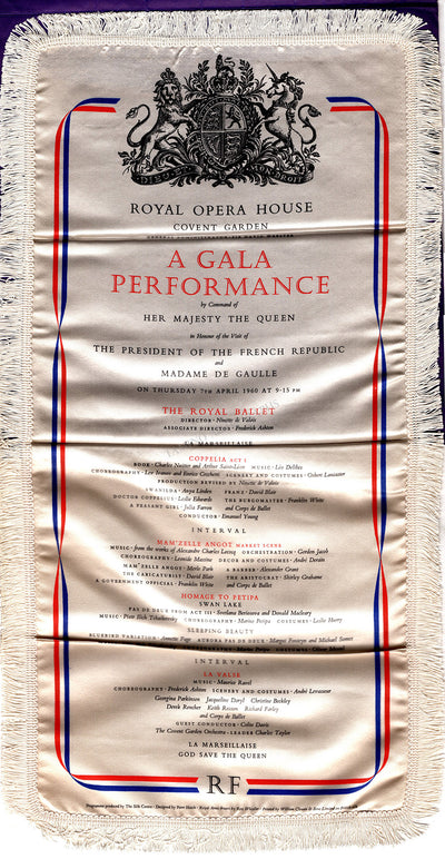 The Royal Ballet - Silk Program 1960 ROH